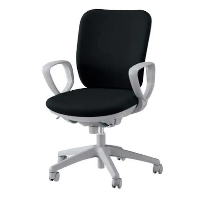 ライオン事務器(LION) ビジネスチェアー(ブラック) EA956XA-123 4550061845653【別送品】