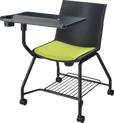 ライオン事務器(LION) ビジネスチェアー(メモ台付/グリーン) EA956XA-136 4550061683965【別送品】