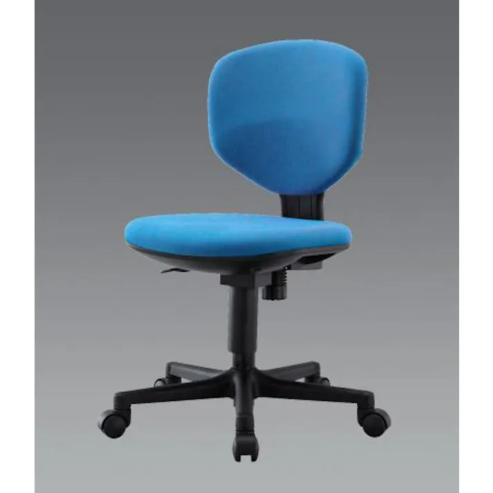 アイリスチトセ ビジネスチェアー(ブルー) EA956XA-253 4550061390191【別送品】