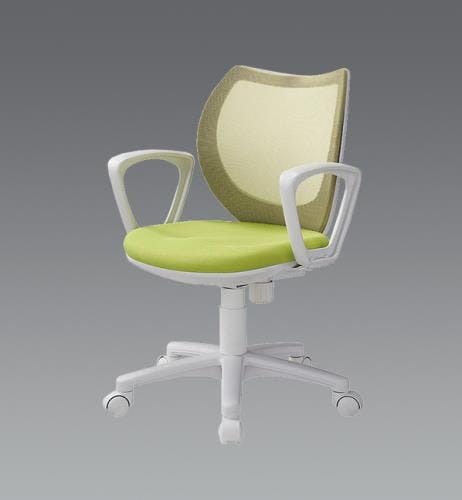 アイリスチトセ ビジネスチェアー(グリーン) EA956XA-281 4550061390252【別送品】