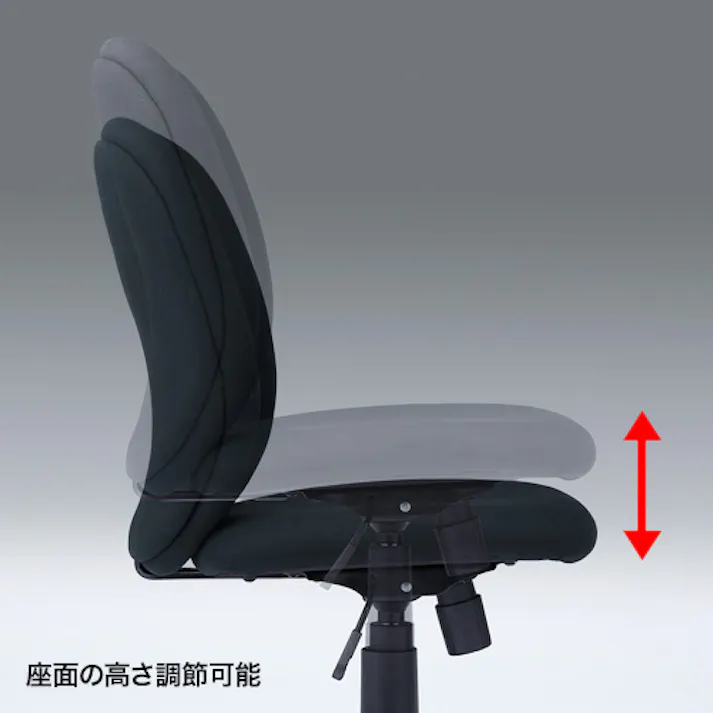 サンワサプライ ビジネスチェアー(ブラック) EA956XC-66 4550061591154【別送品】