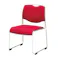 アイリスチトセ スタッキングチェアー(レッド) EA956XF-16 4550061390443【別送品】