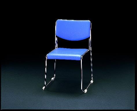 ライオン事務器(LION) スタッキングチェアー EA956XF-6 4518340410404【別送品】