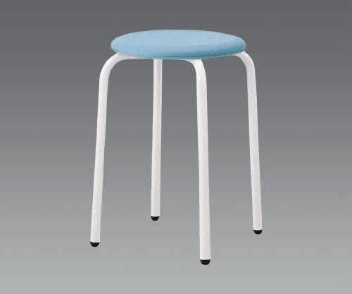 アイリスチトセ 丸スツール(ブルー) φ300x460mm EA956XN-21 4550061390542【別送品】