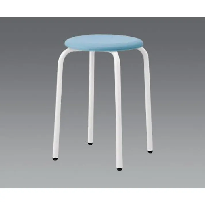 アイリスチトセ 丸スツール(ブルー) φ300x460mm EA956XN-21 4550061390542【別送品】