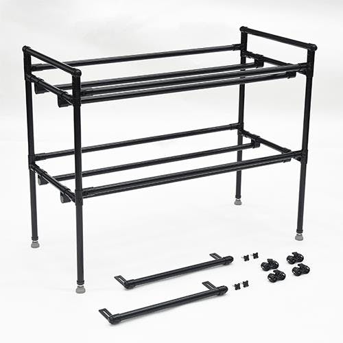 矢崎化工 車載ラック棚 1176x557x939mm/2段 EA957-301 4550061698303【別送品】