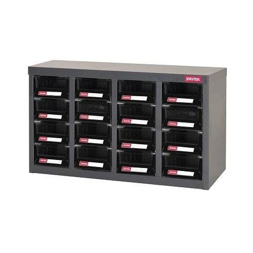 パーツキャビネット 586x222x350mm/4列4段 EA957F-3A 4550061643631【別送品】