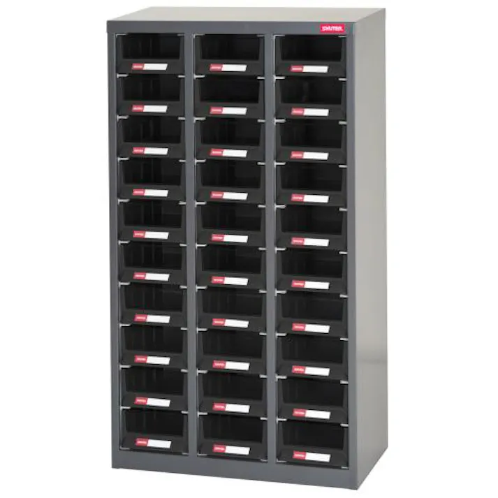 パーツキャビネット(ESD) 533x265x937mm/3列10段 EA957FA-4 4548745715385【別送品】