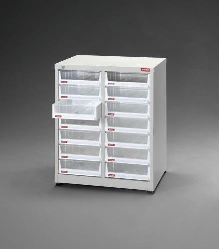 キャビネット/トレー型 590x400x690mm/2列7段 EA957FC-11 4548745715422【別送品】