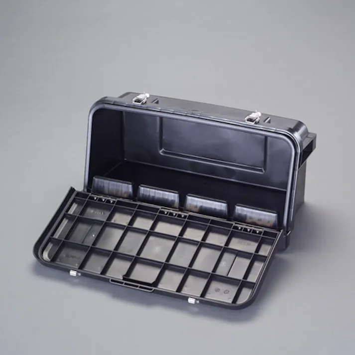 ESCO 900x521x468mm 樹脂製工具箱(トラック用) 車載ケース 4550061975329 EA960B-22(CDC)【別送品】
