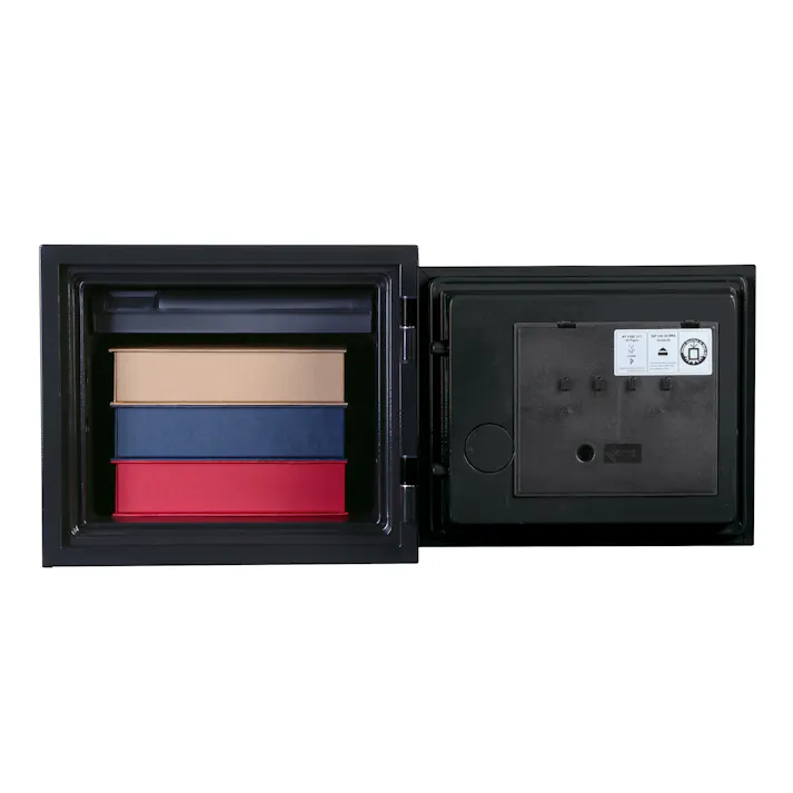 ディプロマット・ジャパン 412x397x 360mm 耐水・耐火金庫(黒) オフィス用品、備品 4548745876437 EA961KD-21(CDC)【別送品】