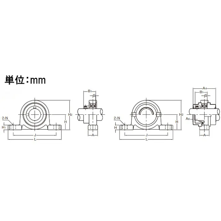 旭精工 MUSP002/ 15mm ピロー形ユニット ベアリング 4550061971673 EA966NH-2(CDC)【別送品】