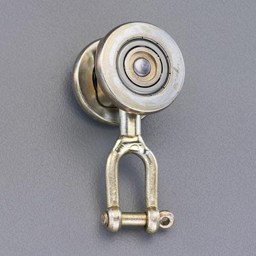 ヤボシ 2号レール用トロリー単車(シャックル付/ベアリング入) EA970BE-2B 4548745439557【別送品】