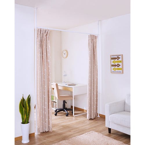 平安伸銅工業 カーテンポール 1080-1800x1900-2640mm EA970KE-6