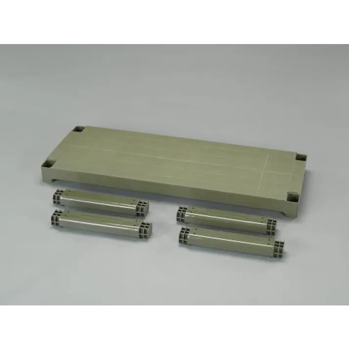 ESCO 1200x450x87mm ラック棚/連結式(OD色・PP製) 収納庫・棚 4550061114773 EA976AL-41A(CDC)【別送品】