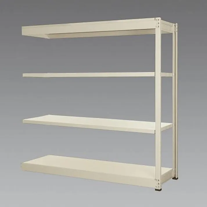 スチール棚(連結用) 1190x450x1200mm/150kg/3段 EA976DH-120RB 4550061494363【別送品】