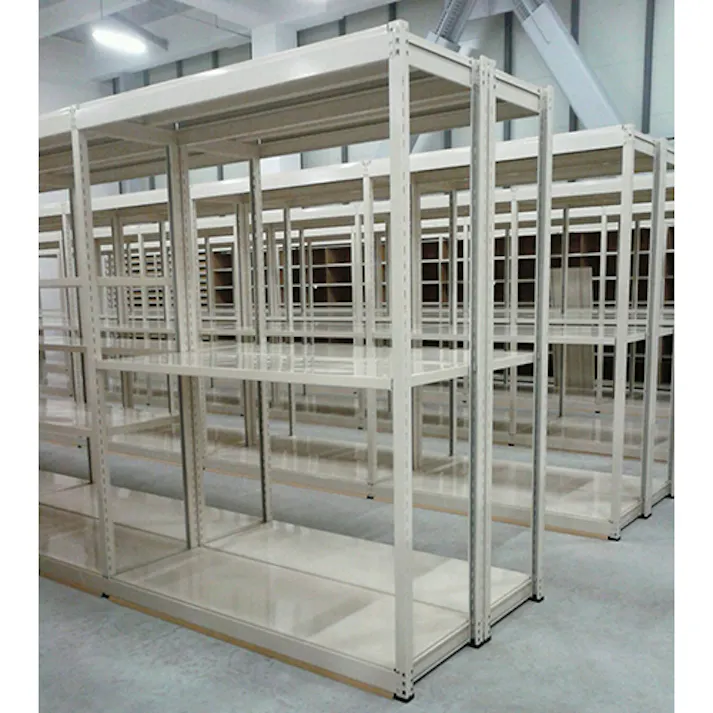 スチール棚(連結用) 1190x450x1200mm/150kg/3段 EA976DH-120RB 4550061494363【別送品】
