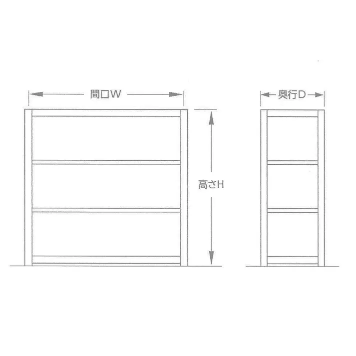 スチール棚 1790x600x1200mm/150kg/3段 EA976DH-180C 4518340216877【別送品】
