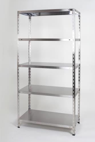 ステンレス軽量棚(5段) 600x450x1800mm/100kg EA976EK-60 4518340651197【別送品】