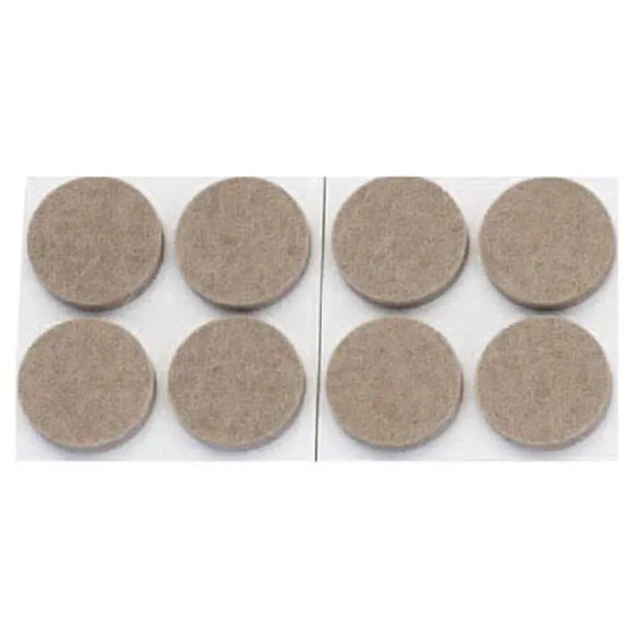 硬質フェルト(粘着付/8個) φ25x4mm EA979AB-12 4548745980837【別送品】