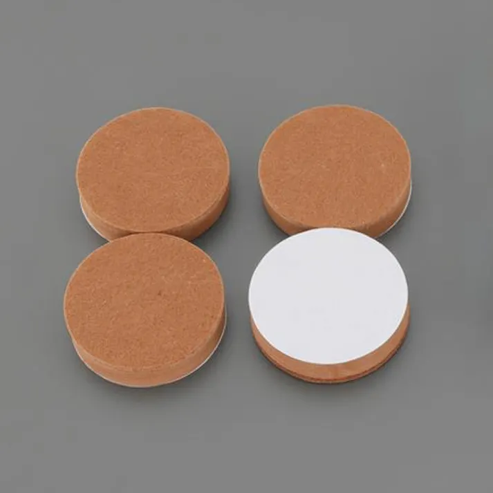 フェルトパッド(粘着付/4個) φ64x16mm EA979AB-78 4550061094075【別送品】