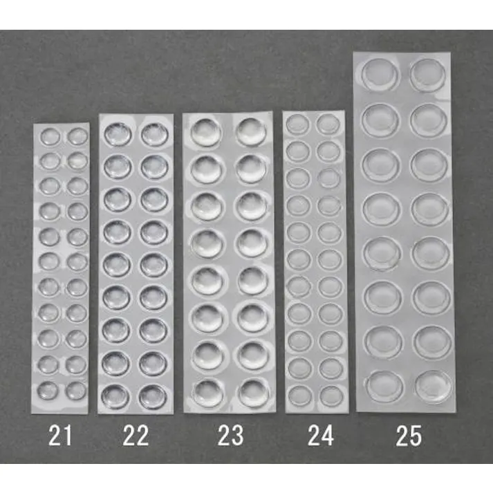 3M 12.7x3.6mm 粘着付クッションゴム(台型/16粒) 洗濯・キッチン用品 4550061233481 EA979AD-25(CDC)【別送品】