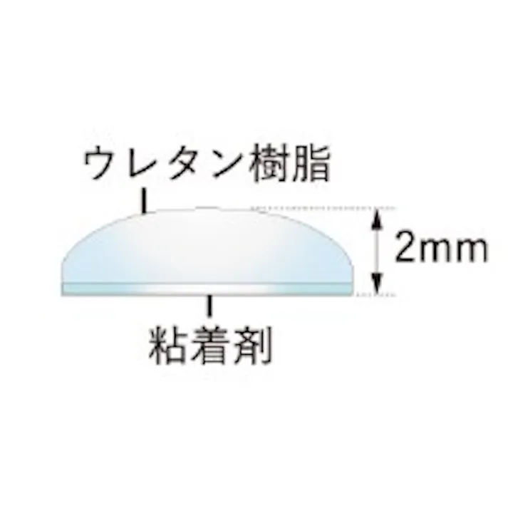 エクシール クッションシール(丸型/60粒) φ10x2.0mm EA979AD-33 4550061957271【別送品】