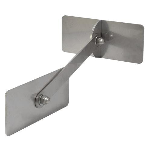 ティーエフサービス 転倒防止可動式金具(ステンレス製/壁用) 120x50mm EA979CL-38 4550061911013【別送品】