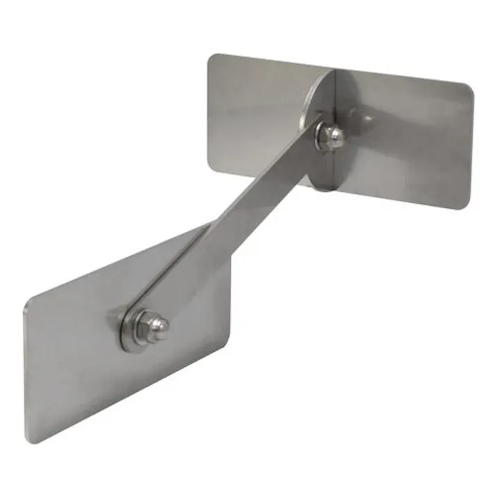 ティーエフサービス 転倒防止可動式金具(ステンレス製/壁用) 120x50mm EA979CL-39 4550061911020【別送品】