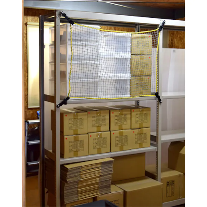 ESCO 1020x700mm スチール棚用落下防止ネット 防災用品 4550061911372 EA979CS-2(CDC)【別送品】