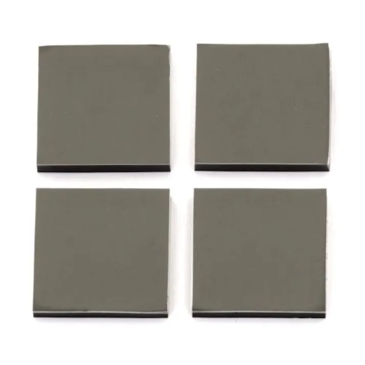 ESCO 40x 40x5mm 耐震・防振粘着マット(4枚) 防災用品 4548745937275 EA979D-103(CDC)【別送品】
