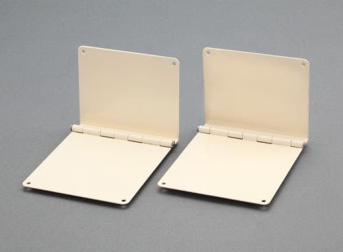 北川工業 転倒防止粘着プレート(2枚) 100x80mm EA979D-116 4548745994674【別送品】