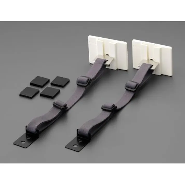 ESCO 30x30mm 粘着固定具(32-40型テレビ用/2セット) 防災用品 4548745994728 EA979D-124(CDC)【別送品】