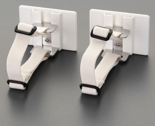 北川工業 転倒防止粘着固定具(パイプ用/2個) 63x88mm EA979D-127 4518340924789【別送品】