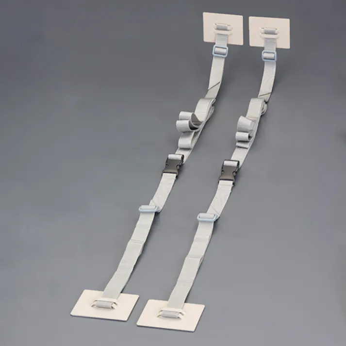 ESCO 90x70mm 転倒防止プレート(ラック用/バックル付/2個 防災用品 4550061579596 EA979D-177(CDC)【別送品】