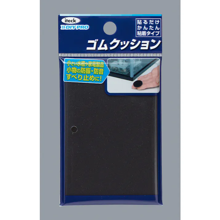ESCO 90x60x3mm ゴムクッション 洗濯・キッチン用品 4550061076170 EA979DA-37(CDC)【別送品】