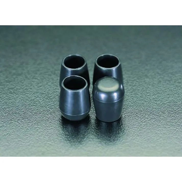 ESCO φ12.7mm 丸型椅子足キャップ(4個) 洗濯・キッチン用品 4518340764323 EA979DB-4(CDC)【別送品】