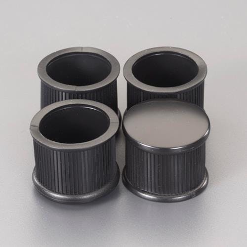 丸型椅子足キャップ(4個/黒) φ24.0mm EA979DC-17 4550061893173【別送品】