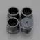 ESCO 22-25mm フェルト付足キャップ(4個/黒) 洗濯・キッチン用品 4550061079249 EA979DE-4(CDC)【別送品】