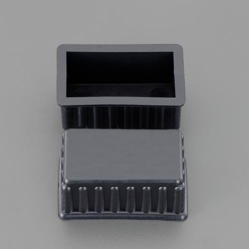 角型足キャップ(2個) 24x45x25mm EA979DG-7 4550061079126【別送品】