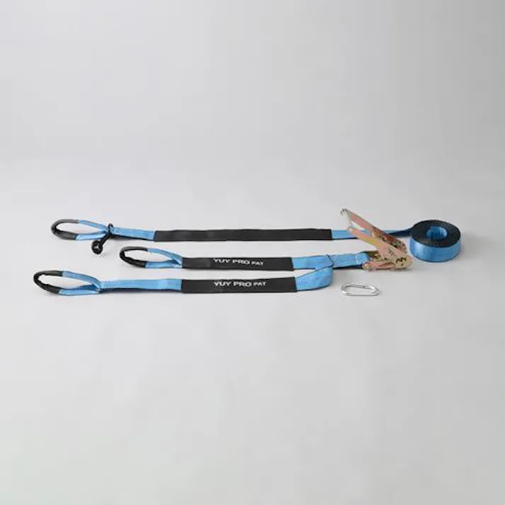 結一産業 50mmx6.0m/600kg ベルト荷締機(ラチェット式/二股) 荷締機 4550061881101 EA982AG-12(CDC)【別送品】