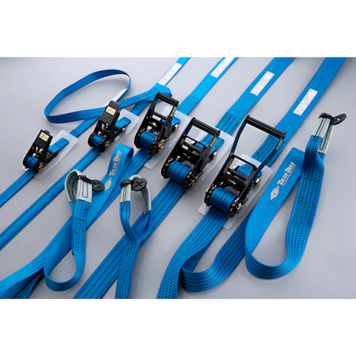 トーヨーセフティー ベルト荷締機(ラチェット式) 35mmx6.0m/509kg EA982RE-6 4550061921265【別送品】