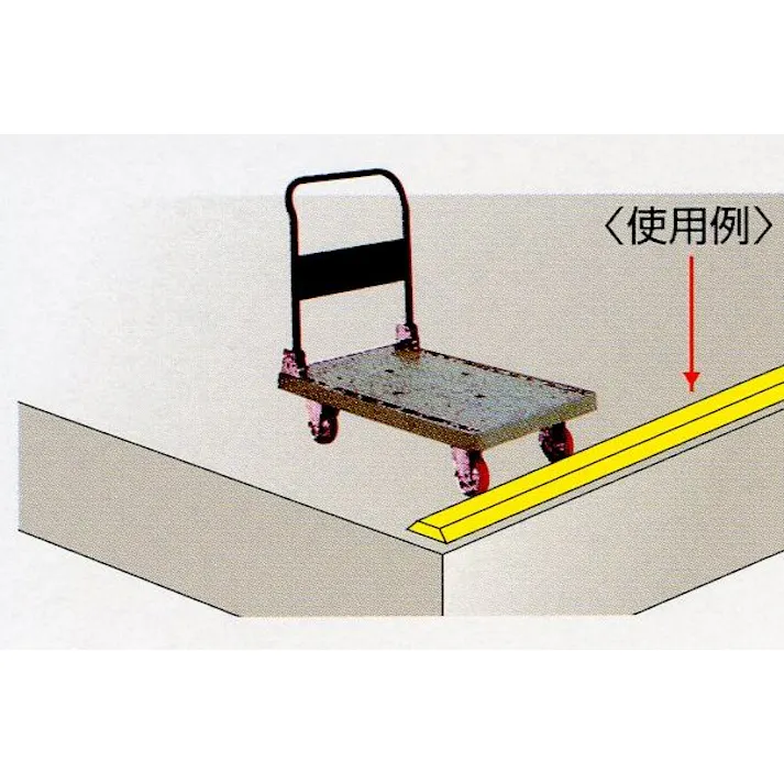 ESCO 64x26x1000mm ホームストッパー(グレー) 屋内安全・保安用品 4548745751550 EA983FJ-257(CDC)【別送品】