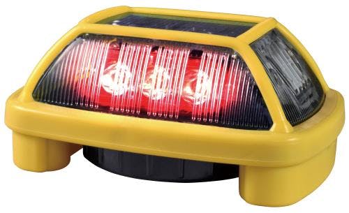 日恵製作所 LED警告灯(ブザーマグネット付/赤) [単3x3本] EA983FR-141 4550061792483【別送品】