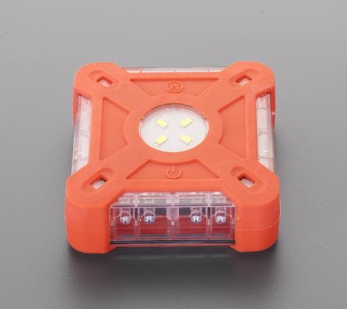 ミズケイ LED警告灯(マグネット付) [単4x3本] EA983FR-52 4550061394687【別送品】