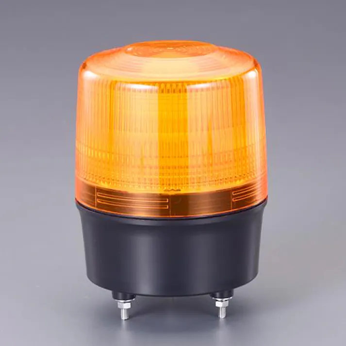 日恵製作所 DC12~24V LED回転灯(黄) 電球、バッテリー用部品 4550061786710 EA983FS-172(CDC)【別送品】