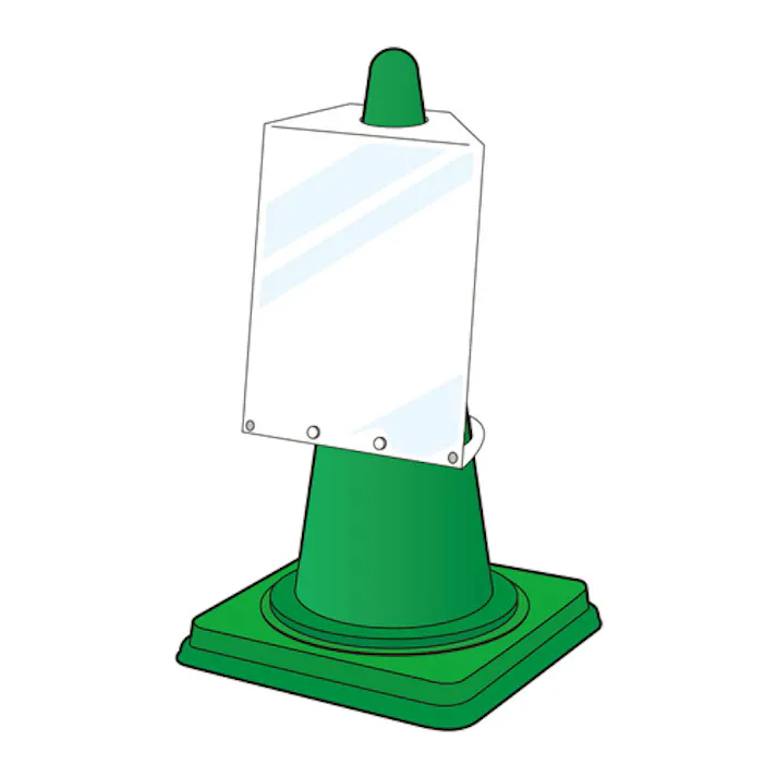 ミツギロン やわらかカットコーン(キャップ付) 370x370x775mm EA983FT-3 4518340610187【別送品】