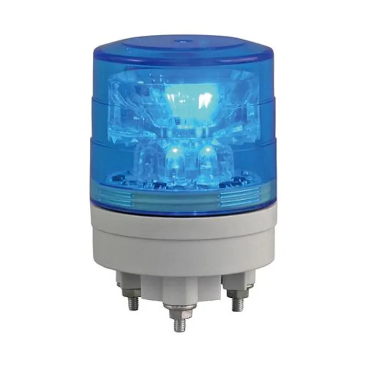 日恵製作所 AC/DC12~24V LED小型回転灯(青) 回転灯、信号灯 4550061785737 EA983FZ-23(CDC)【別送品】