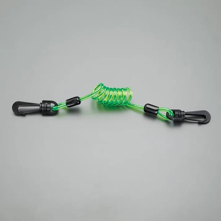 ESCO 165-826mm リストバンド用セーフティループ セーフティーツールランヤード 4550061602478 EA983SP-21(CDC)【別送品】