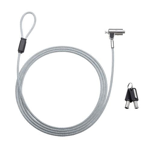 サンワサプライ セキュリティワイヤー(Nano Saver対応) φ4.4mmx2.0m EA983TS-232 4550061706190【別送品】